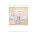 Photo-Postkarte "servus wäscheleine"