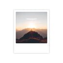 Photo-Postkarte "sonnengruß am berg"