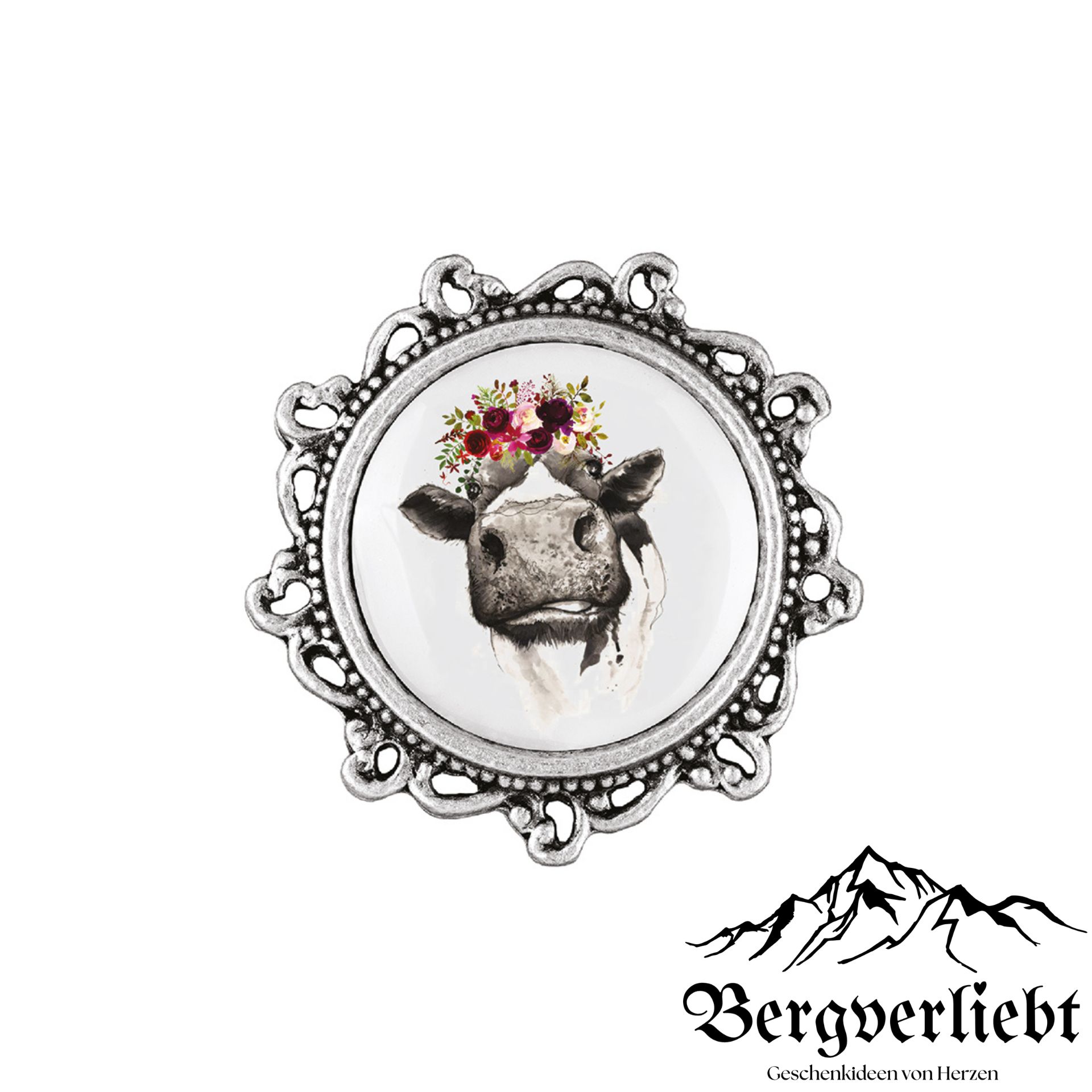 Gaudiknopf Kuh Helga verziert Special Edition 