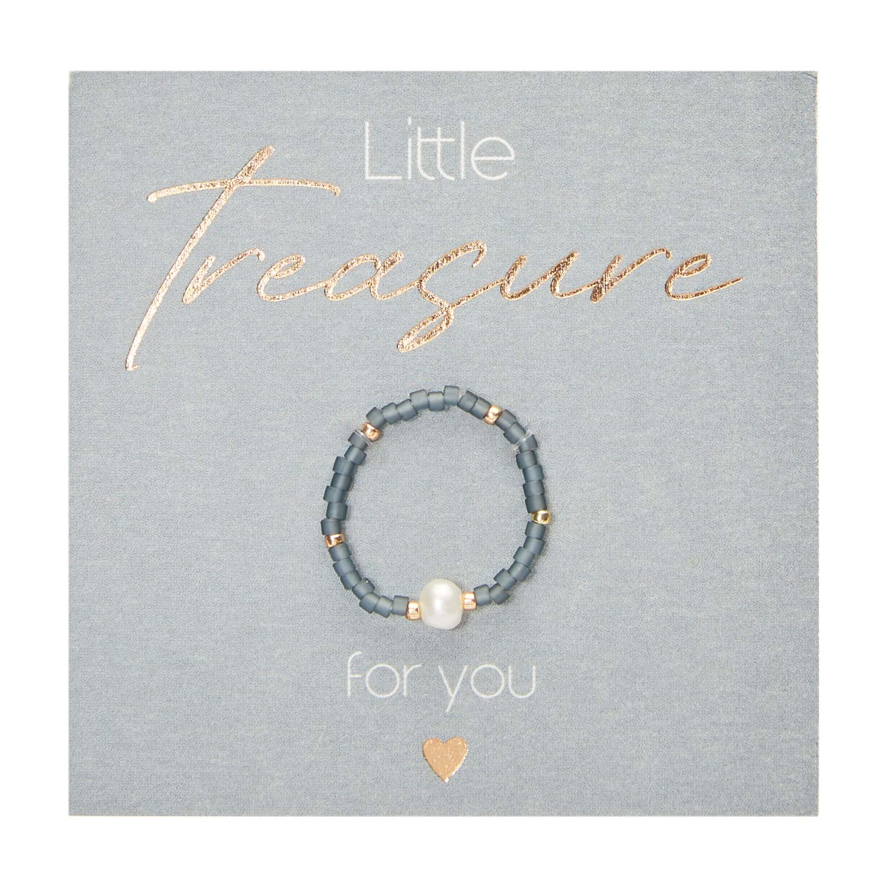 Ring - "Little Treasure" - Petrol