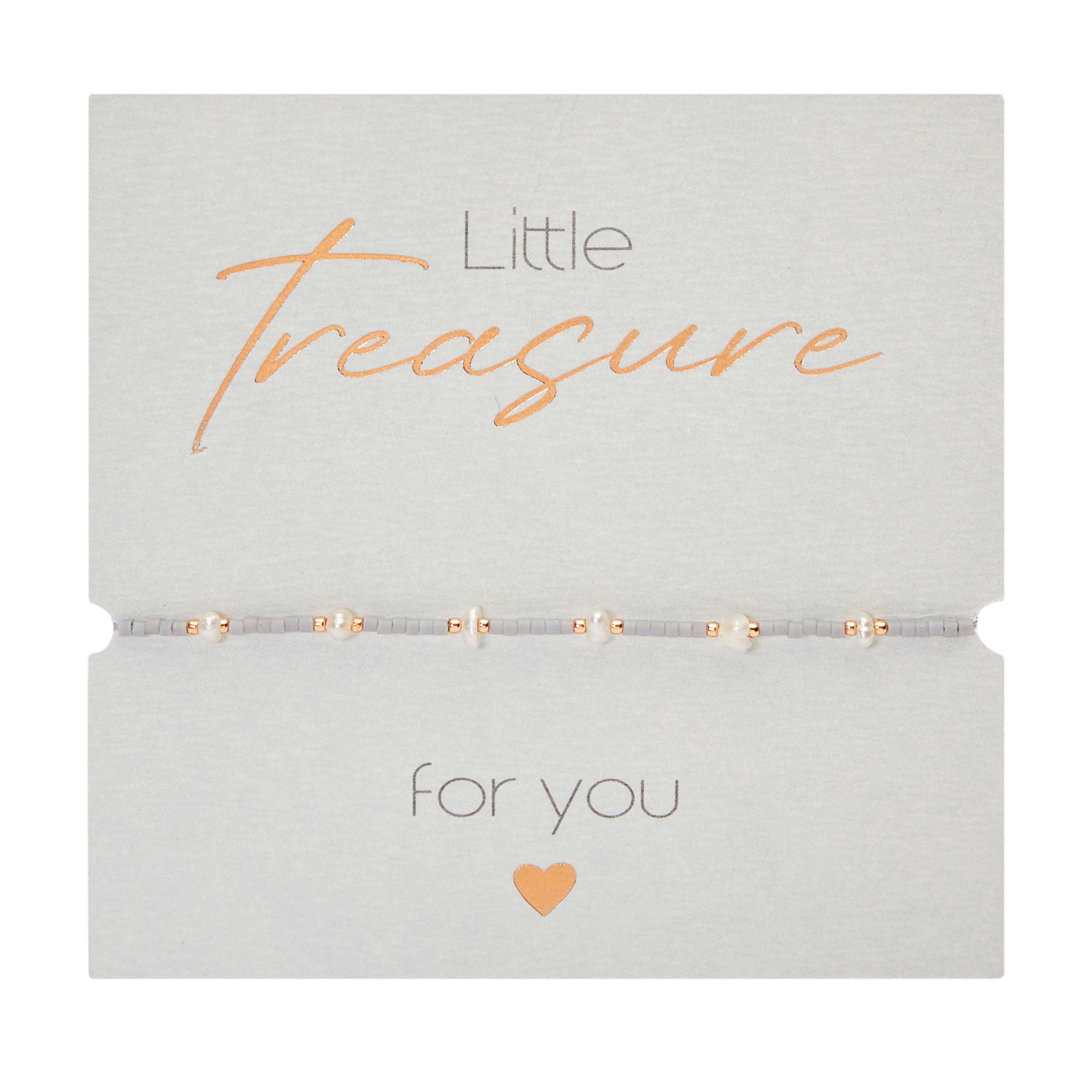 Armband - "Little Treasure" - Grau
